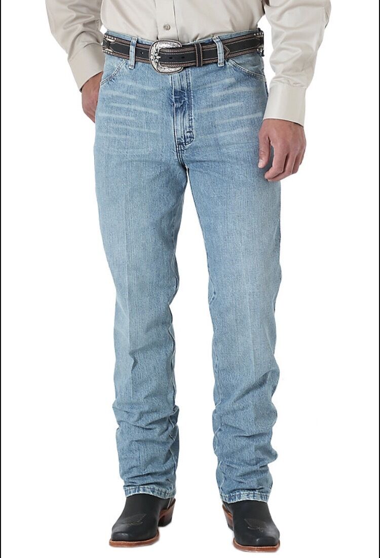 Men's Wrangler® Cowboy Cut® Silver Edition Slim Fit Black Jean