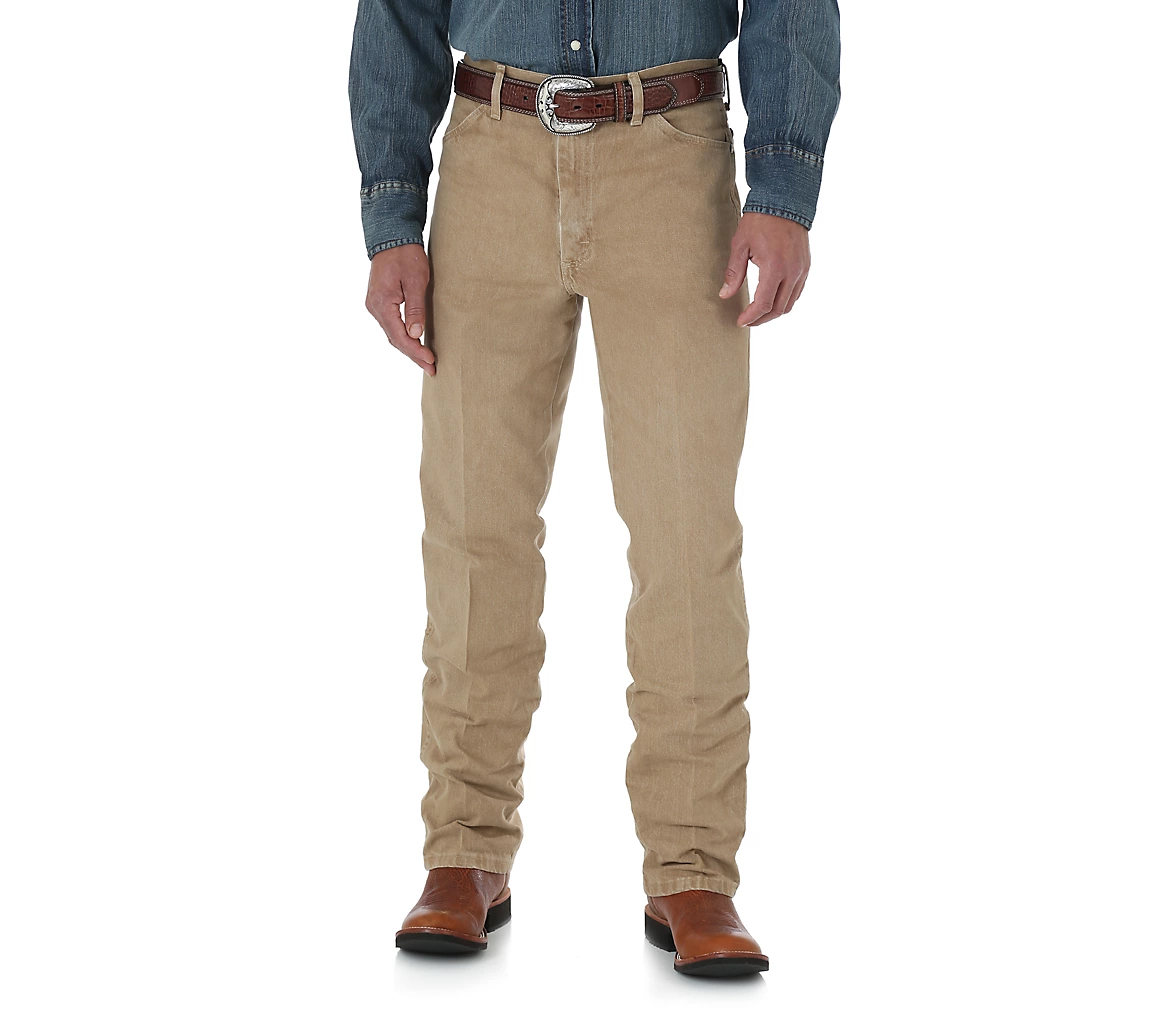 Wrangler® Cowboy Cut® Silver Edition Slim Fit Tan Jean – El Nuevo Rancho  Grande