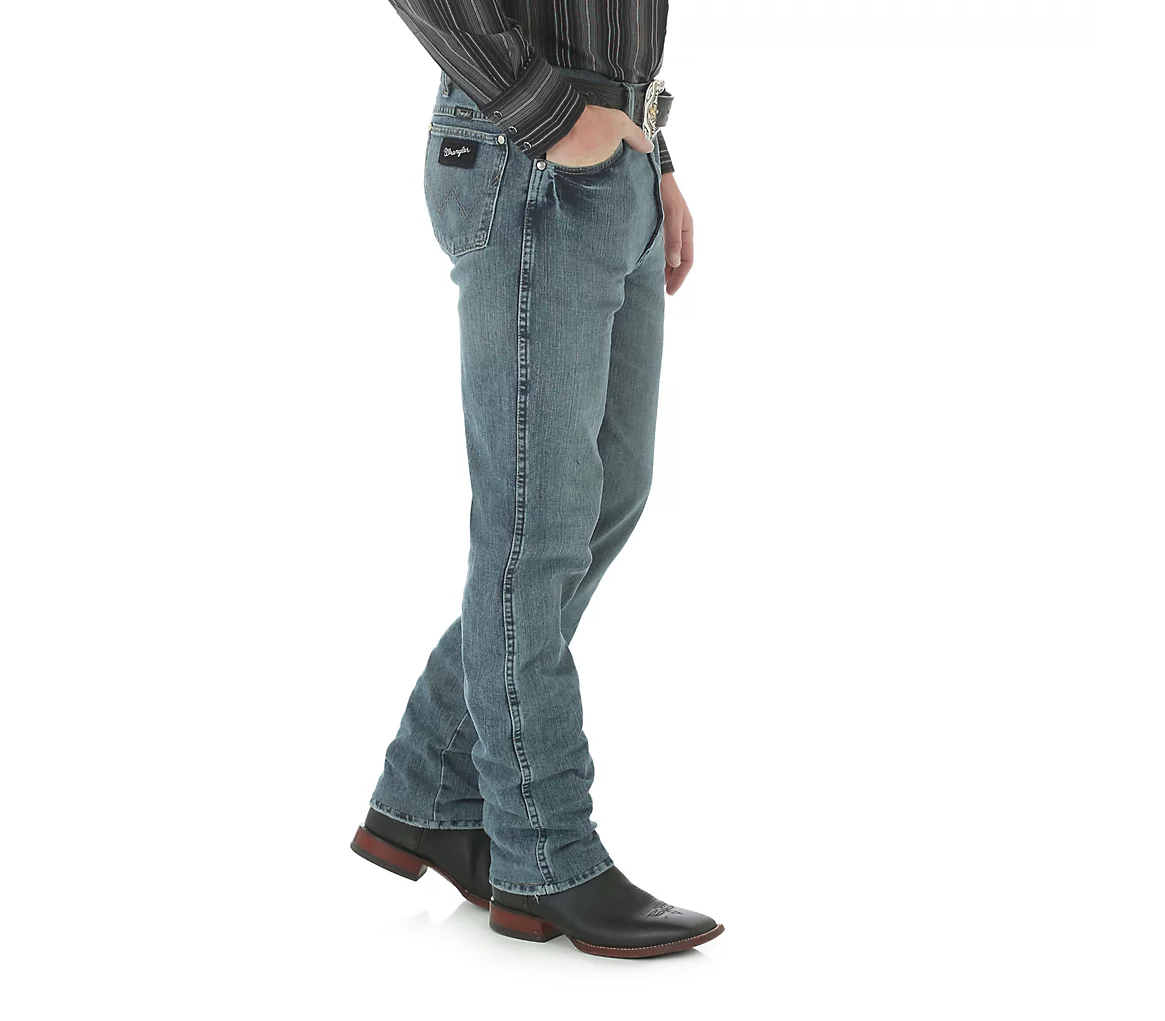 Wrangler® Cowboy Cut® Silver Edition Slim Fit Vintage Midnight Jean