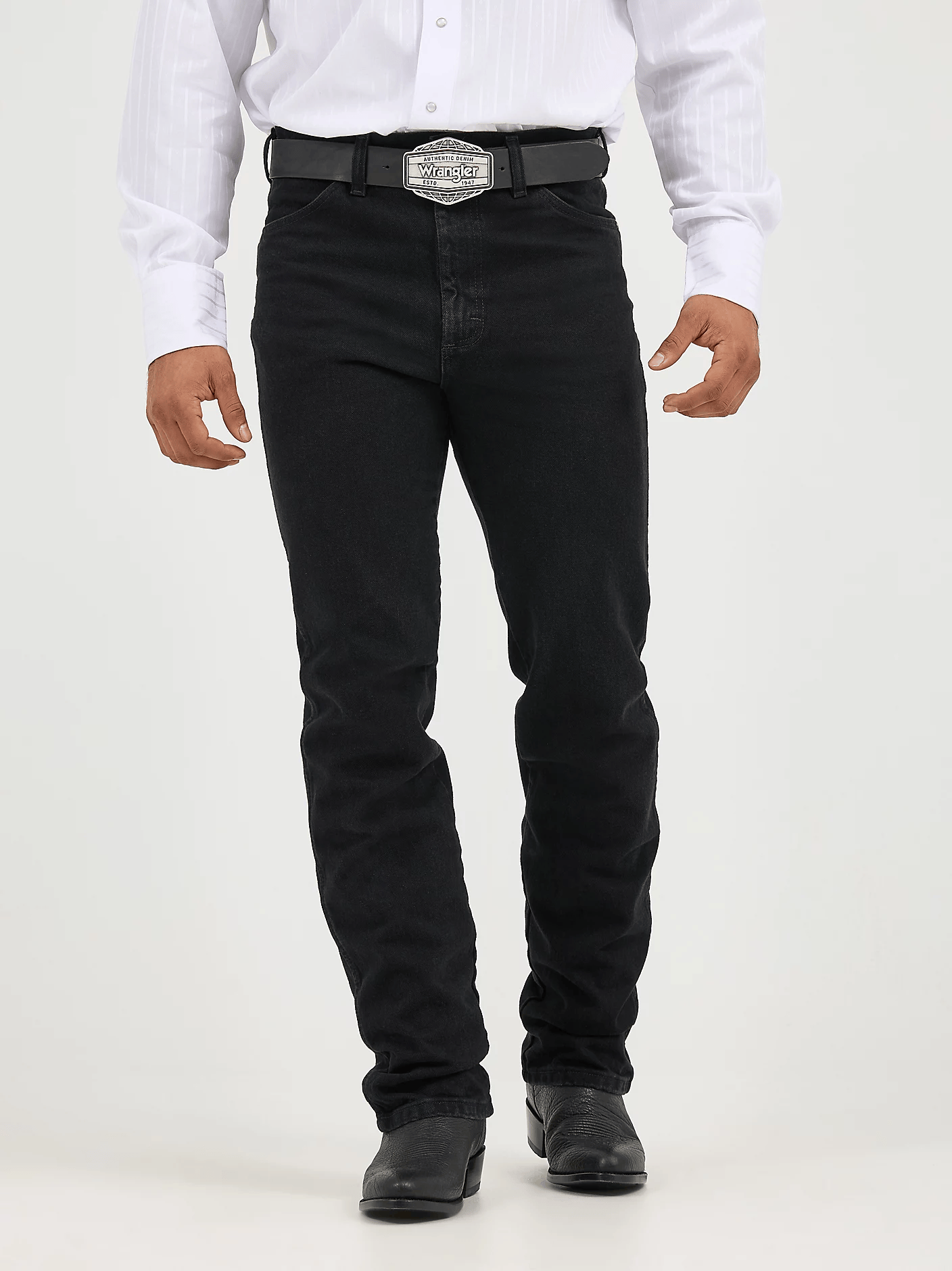 Wrangler® Cowboy Cut® Silver Edition Slim Fit Black Jean 933SEWK