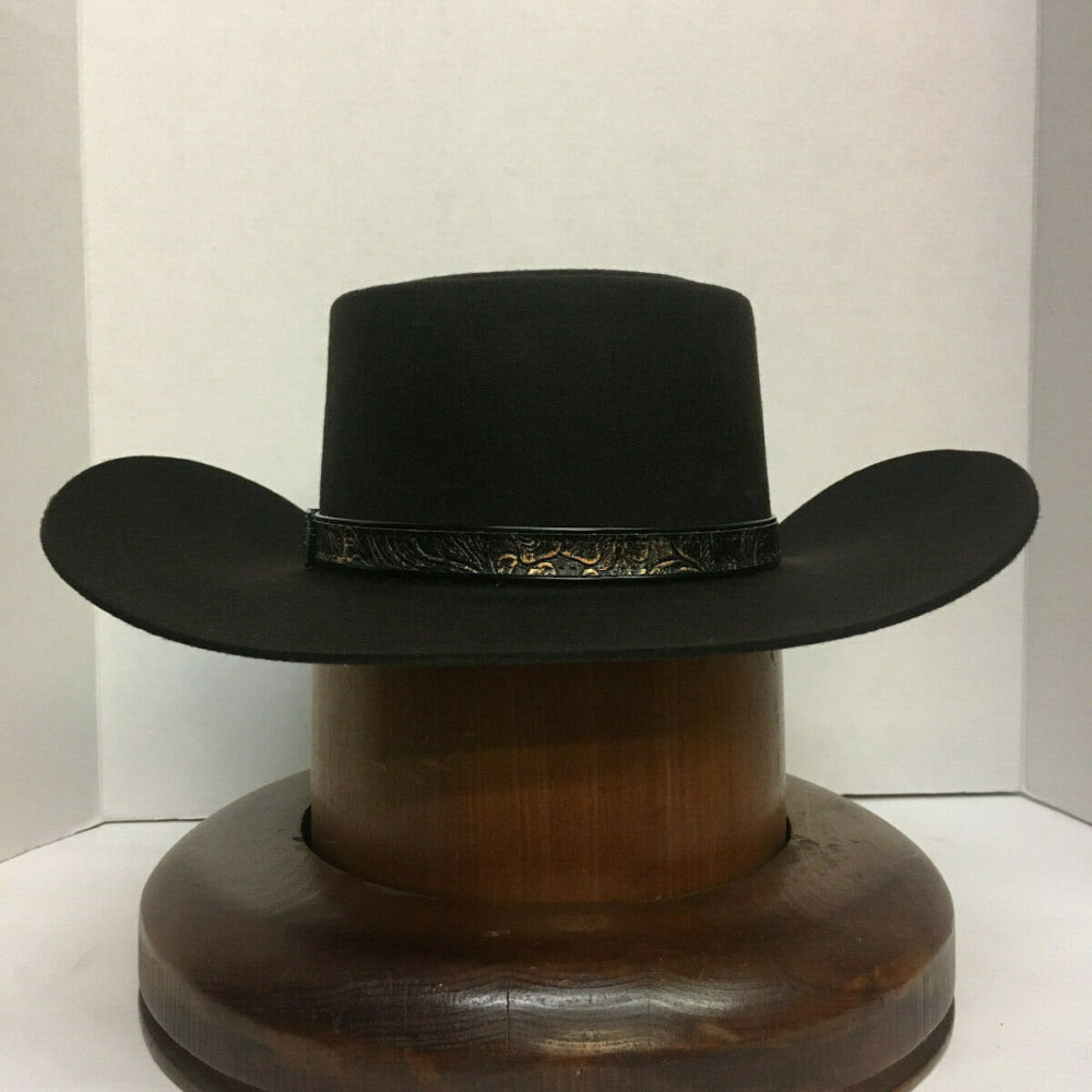 4X Stetson Hat Buffalo Fur Revenger Black – El Nuevo Rancho Grande