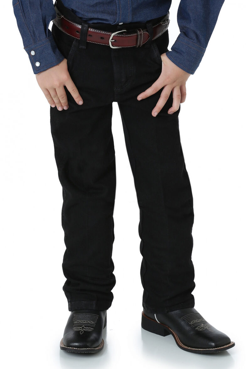 Wrangler® Cowboy Cut® Silver Edition Regular/Slim Fit Black Jean