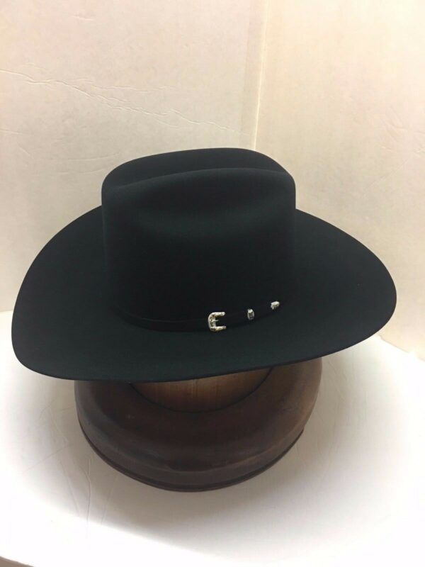30X Stetson Hat Beaver Fur EL Patron Black 5″ Crown – El Nuevo Rancho ...