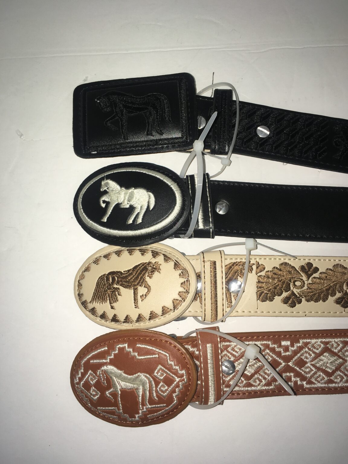 Authentic Mexican Western Belt Cinto Charro Piteado HandBraided Horse