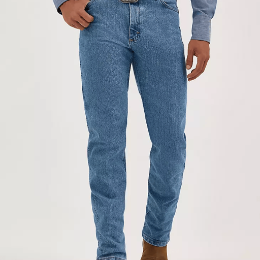 Wrangler® Cowboy Cut® Advanced Comfort Regular Fit Stone Bleach Jean 47MACSB