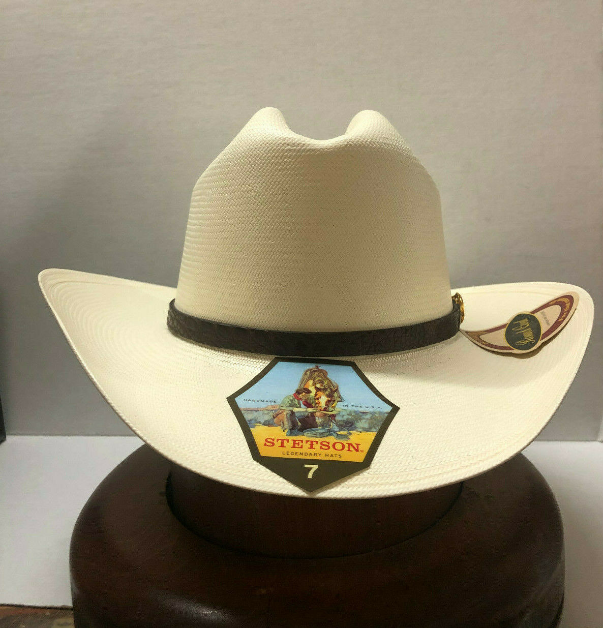 5,000x Johnson 3 1/2 brim (Pre-shaped Cattleman brim) Straw Hat