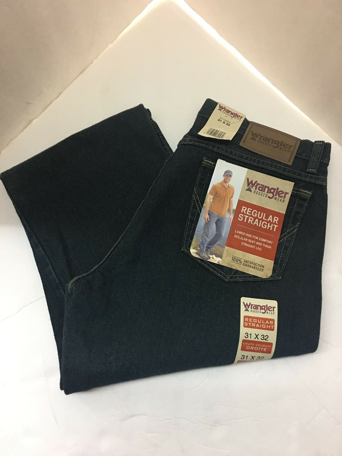 Wrangler® Rugged Wear Regular Fit Dark Blue Jean – El Nuevo Rancho Grande