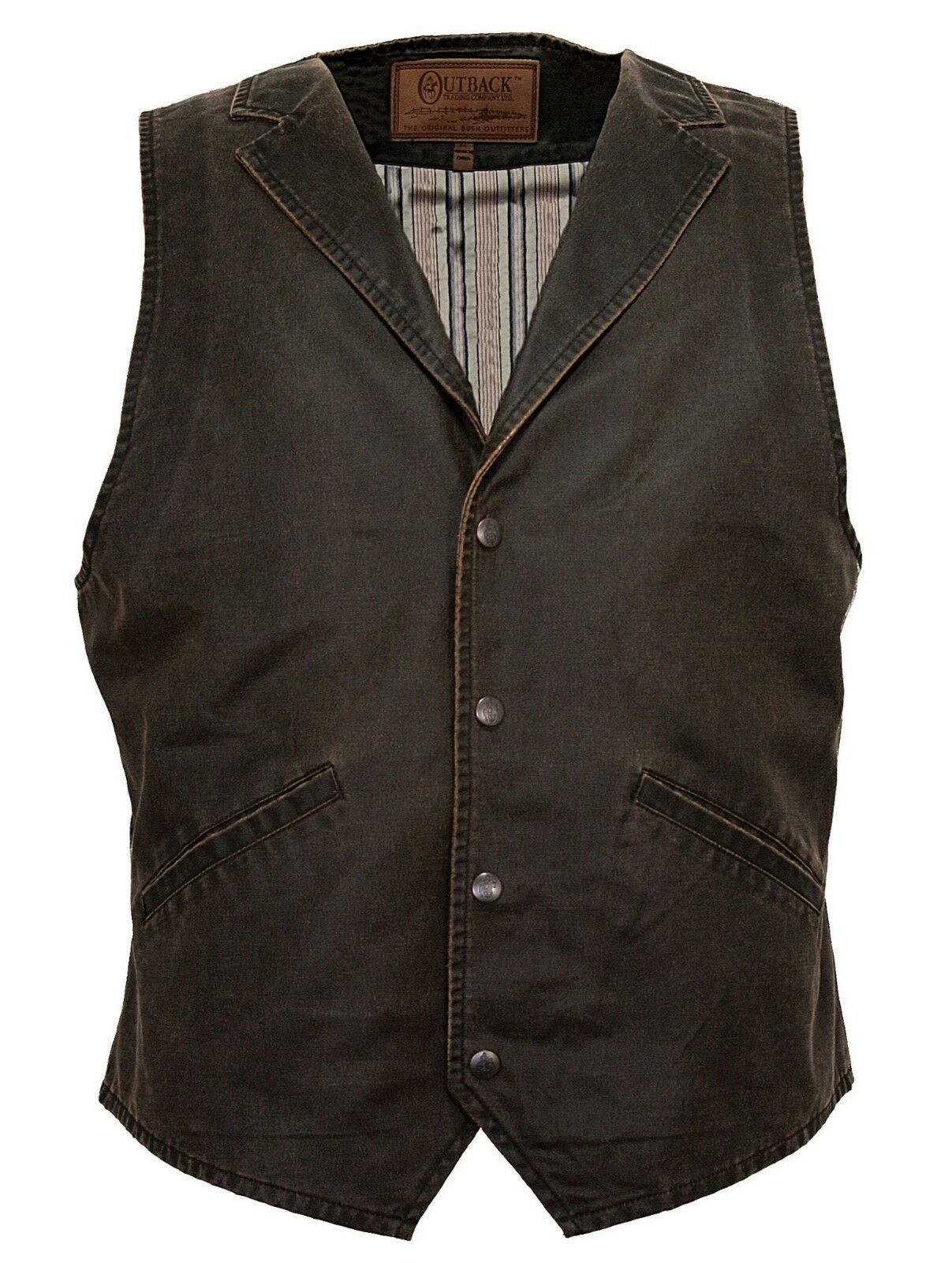 Mens Leather Vests - Outback Trading Company –