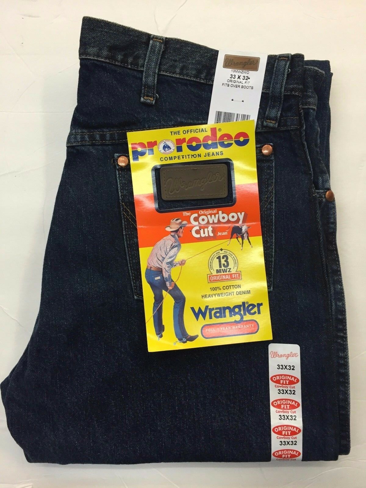 Wrangler® Cowboy Cut® Original Fit Worn Dark Jean – El Nuevo Rancho Grande