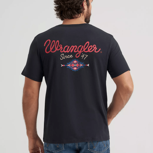 Wrangler Men’s Legacy Diamond Graphic T-Shirt - Black 112380266
