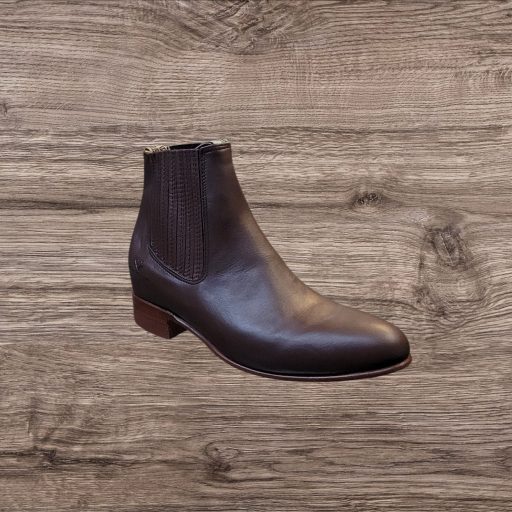 White Diamond Men's Napa Ankle Boot/Botin Charro - Dark Brown 2011Cuero