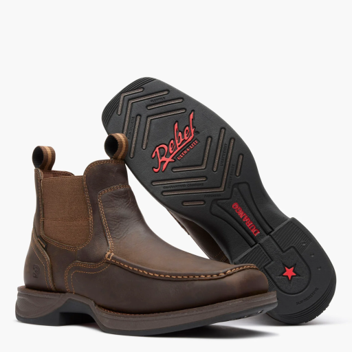 Durango Men's Red Dirt Rebel™ Ultra-Lite Chelsea Boot - Brawny Brown DDB0543
