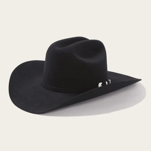 Stetson® 10X Shasta Black Profile 72 Brim 4 1/4"