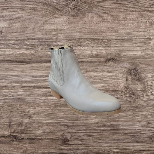 White Diamond Men's Napa Ankle Boot/Botin Charro - Bone