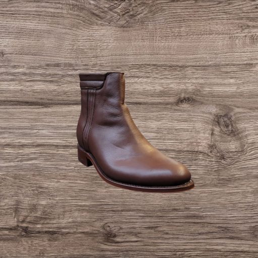 White Diamond Men's Napa Ankle Boot/Botin Charro - Brown