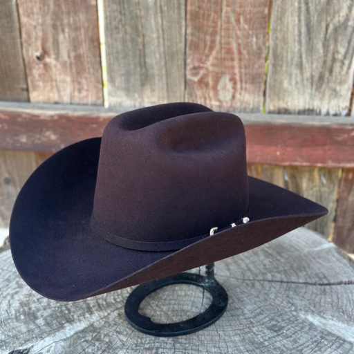 Stetson® 30X El Patron Ox Blood Felt Hat 5" High Crown With Free Hat Brush
